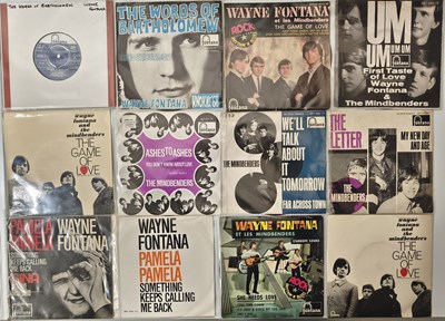 Lot 1249 - WAYNE FONTANA AND THE MINDBENDERS 7" COLLECTION (UK/OVERSEAS/EPS/RARITIES)
