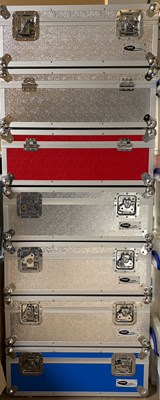 Lot 599 - NINE STRONG 6" CARRY CASES.