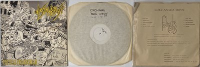 Lot 11 - WHITE LABEL THRASH & HARD ROCK LP PACK - CRO-MAGS, LUIGI ANADA BOYS, JESTER BEAST