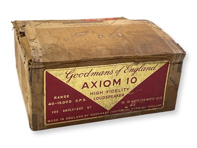 Lot 24 - GOODMANS AXIOM 10 SPEAKER CONE