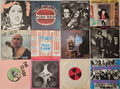 Lot 26 - PUNK - WAVE - INDIE 7" SINGLES - XRAY SPEX, SEX PISTOLS, THE CLASH, STRANGLERS