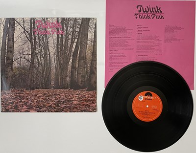 Lot 31 - TWINK - 'THINK PINK' LP - 1970 UK ORIGINAL, POLYDOR - RARE PROG-PSYCH MONSTER