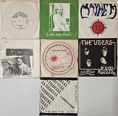 Lot 43 - 70'S RARE PUNK 7" SINGLES - CARPETTES, DEMON PREACHER, MAYHEM, 400 BLOWS + MORE