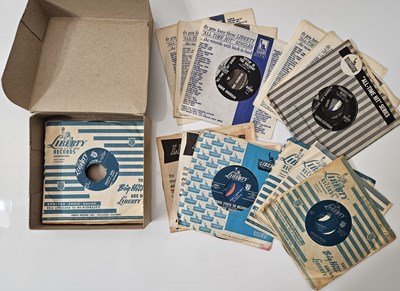 Lot 45 - EDDIE COCHRAN - USA ORIGINAL 7" SINGLES - VARIOUS LIBERTY LABELS