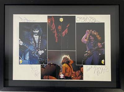 Lot 504 - BLACK SABBATH - FULLY SIGNED 1978 CONCERT PROGRAMME.