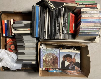 Lot 9A - LARGE COLLECTION OF TAPE REELS.