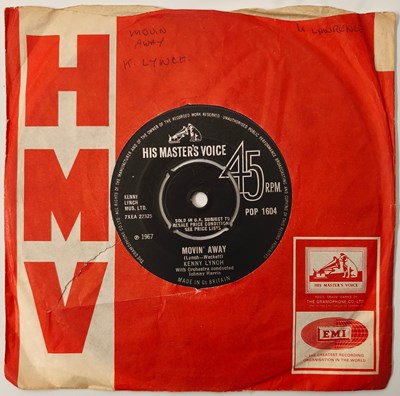 Lot 133 - KENNY LYNCH - MOVIN' AWAY 7" (POP 1604 - UK ORIGINAL)