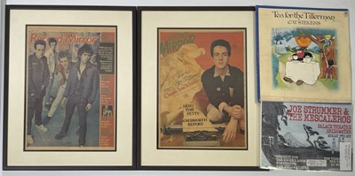 Lot 475 - THE CLASH - JOE STRUMMER - SIGNED RECORD MIRROR COVER.