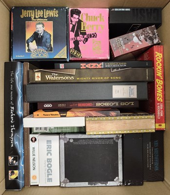 Lot 15 - COUNTRY, ROCK AND ROLL, FOLK, AND RELATED CD BOX SET COLLECTION