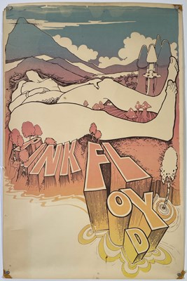 Lot 317 - PINK FLOYD - RARE DAVID ARNOTT DESIGNED C 1960S POSTER.