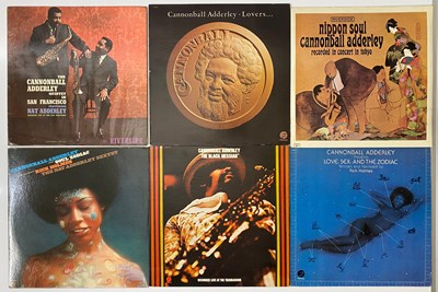Lot 35 - CANNONBALL ADDERLEY, HERBIE MANN + MAYNARD FERGUSON LPS - WITH UK AND USA ORIGINALS