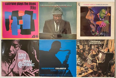 Lot 36 - 60'S-70'S COLTRANE, MONK, SONNY ROLLINS AND MINGUS LPS - MOSTLY ORIGINAL/EARLY PRESS!