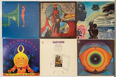 Lot 42 - MILES DAVIS & HERBIE HANCOCK LPS - RARE AND CLASSIC JAZZ, FUSION, HARD-BOP