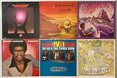 Lot 43 - 60'S-80'S JAZZ-FUNK, SOUL, MOTOWN, DISCO LPS - HERBIE HANCOCK, WAR, STEVIE WONDER ETC.