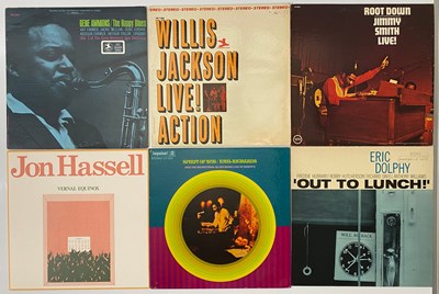 Lot 55 - MIXED JAZZ LPS - ORIGINALS AND REPRESS - JIMMY SMITH, WILLIS JACKSON, JON HASSELL