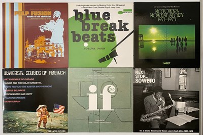 Lot 56 - VARIOUS ARTISTS! FUNK, JAZZ, BREAKS/OST PACK - COMPS OF MOWEST, SOULJAZZ, PULP FUSION