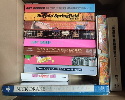 Lot 33 - ROCK, JAZZ AND PSYCH CD BOX SET PACK