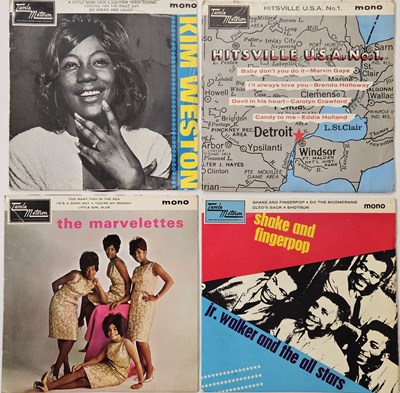 Lot 106 - RARE UK TALMA MOTOWN EP 7" PACK - KIM WESTON, HITSVILLE USA, MARVELETTES, JNR WALKER