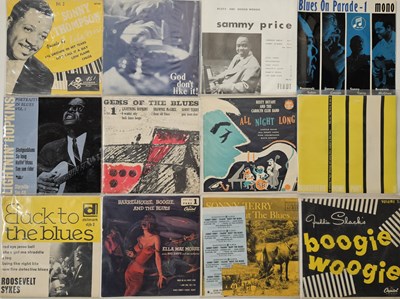 Lot 175 - BLUES - BOOGIE - 7" EP COLLECTION - SONNY THOMPSON, SISTER LITTLETON, SAMMY PRICE
