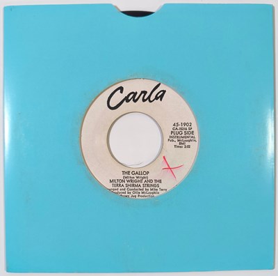 Lot 217 - MILTON WRIGHT AND THE TERRA SHIRMA STRINGS - THE GALLOP 7" (PROMO - 45-1902)