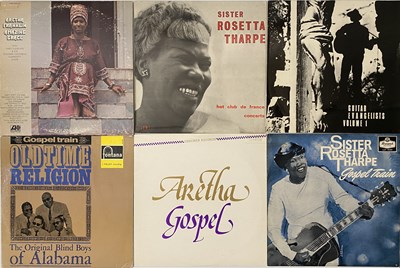 Lot 178 - GOSPEL - LP COLLECTION - SISTER ROSETTA THARPE, ARETHA FRANKLIN, MAHALIA JACKSON