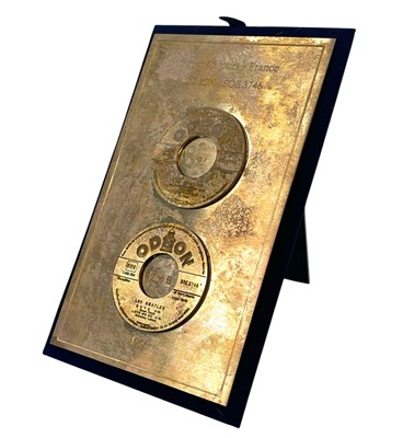 Lot 270A - THE BEATLES - ORIGINAL ODEON PRESENTATION AWARD FOR 'ROLL OVER BEETHOVEN'.