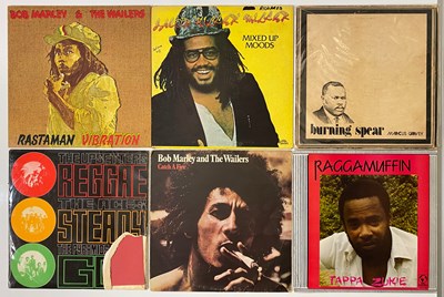 Lot 256 - LARGE LP COLLECTION - REGGAE ROOTS SKA ROCKSTEADY - JACOB MILLER, BURNING SPEAR + MORE