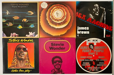 Lot 275 - LARGE SOUL FUNK DISCO BOOGIE LP COLLECTION - STEVIE WONDER, JAMES BROWN, SLAVE + MORE
