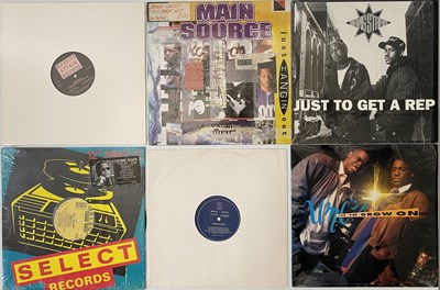 Lot 308 - HIP-HOP RAP & R&B 12" CLASSICS - GANG STARR, THE U.M.C'S, MAIN SOURCE + MORE