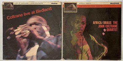 Lot 319 - JOHN COLTRANE QUARTET LP PACK - 60'S UK MONO ORIGINALS ON HMV - AFRICA / BRASS, LIVE
