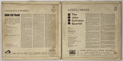 Lot 319 - JOHN COLTRANE QUARTET LP PACK - 60'S UK MONO ORIGINALS ON HMV - AFRICA / BRASS, LIVE
