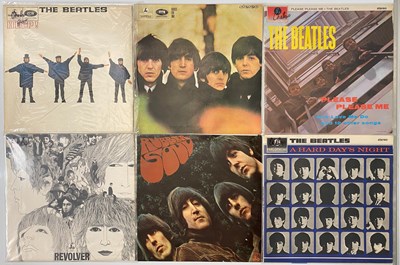 Lot 47 - THE BEATLES - ONE BOX EMI REISSUES - LP PACK