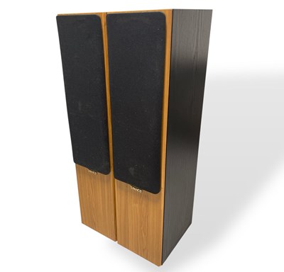 Lot 2 - TANNOY MERCURY M3 FLOORSTANDING SPEAKERS & HIFI EQUIPMENT.