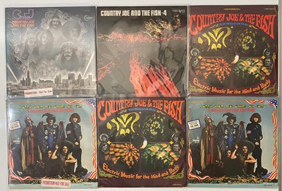 Lot 17 - COUNTRY JOE & THE FISH - LPs (PROMOS / MIXED PRESSINGS)
