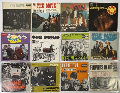 Lot 21 - THE MOVE 7" SINGLES PACK - EURO PICTURE SLEEVES, USA, UK + MORE