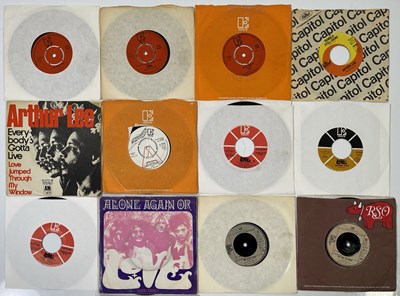 Lot 22 - LOVE & ARTHUR LEE 7" SINGLES PACK - UK AND USA ISSUES, EURO SLEEVES, PROMOS
