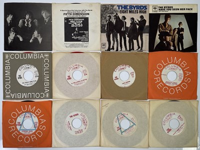 Lot 25 - THE BYRDS 7" PROMO SINGLES PACK - USA, PICTURE SLEEVES AND COLOURED VINYL
