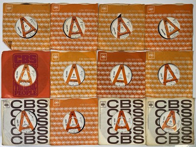 Lot 50 - THE BYRDS 7" UK DEMO PACK - SOME WITH CBS PRESS SHEETS!
