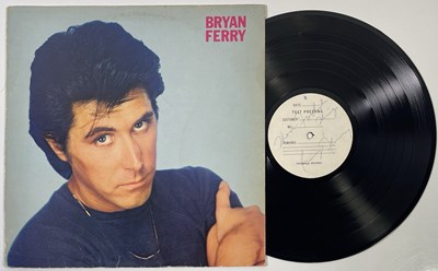Lot 222 - ROXY MUSIC INTEREST - BRYAN FERRY WHITE LABEL TEST PRESSING SIGNED TO LABEL BY BRYAN FERRY.