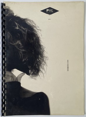 Lot 63 - KYLIE MINOGUE - RARE EARLY PRESS BOOK WITH 8X10"