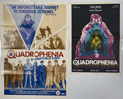 Lot 159 - THE WHO - QUADROPHENIA - OVERSEAS POSTERS.
