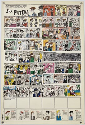 Lot 494 - THE SEX PISTOLS - MARK JAY DESIGNED 'PERSONNEL' CARTOON POSTER