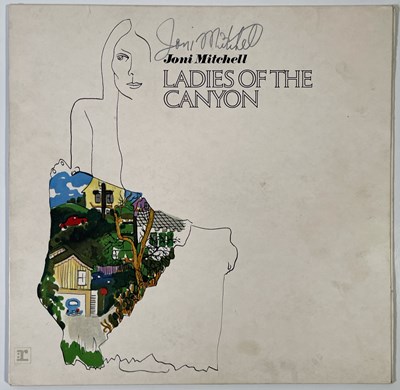 Lot 223 - JONI MITCHELL - SIGNED COPY OF 'LADIES OF THE CANYON'.