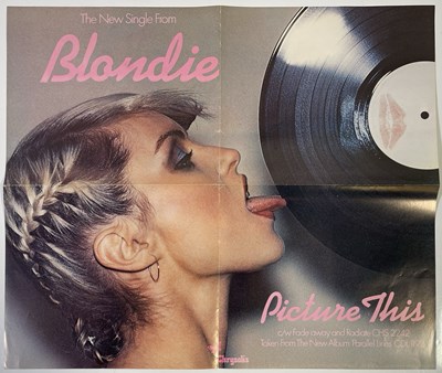 Lot 154 - BLONDIE PICTURE THIS ORIGINAL POSTER.