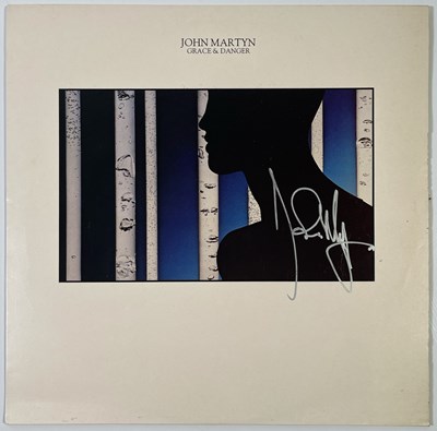 Lot 227 - JOHN MARTYN - SIGNED LP COPY OF GRACE & DANGER.