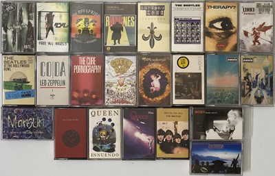 Lot 624 - CASSETTE COLLECTION OF INDIE ROCK PUNK METAL - OASIS, ZEPPELIN, OFFSPRING, QUEEN