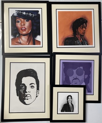 Lot 421 - PRINCE - COLLECTION OF MARTIN HOMENT SIGNED ARTWORKS.