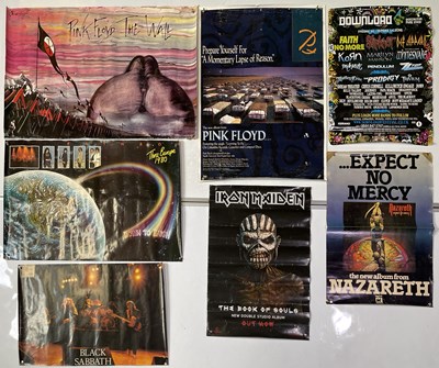 Lot 157 - ROCK / METAL POSTER COLLECTION INC IRON MAIDEN.