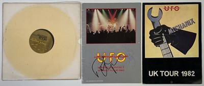 Lot 233 - U.F.O. - ACETATE AND TWO SIGNED PROGRAMMES.