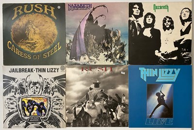 Lot 639 - CLASSIC HARD ROCK LPS - NAZARETH, THIN LIZZY, RUSH, SAXON + MORE
